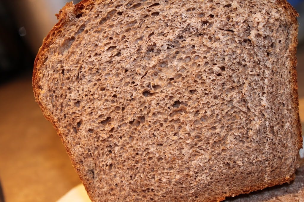 Indian Gooseberry Preserve Wheat Bread. A simple and delicious recipe. The bread is delicious for sandwiches or snacking. #veganricha