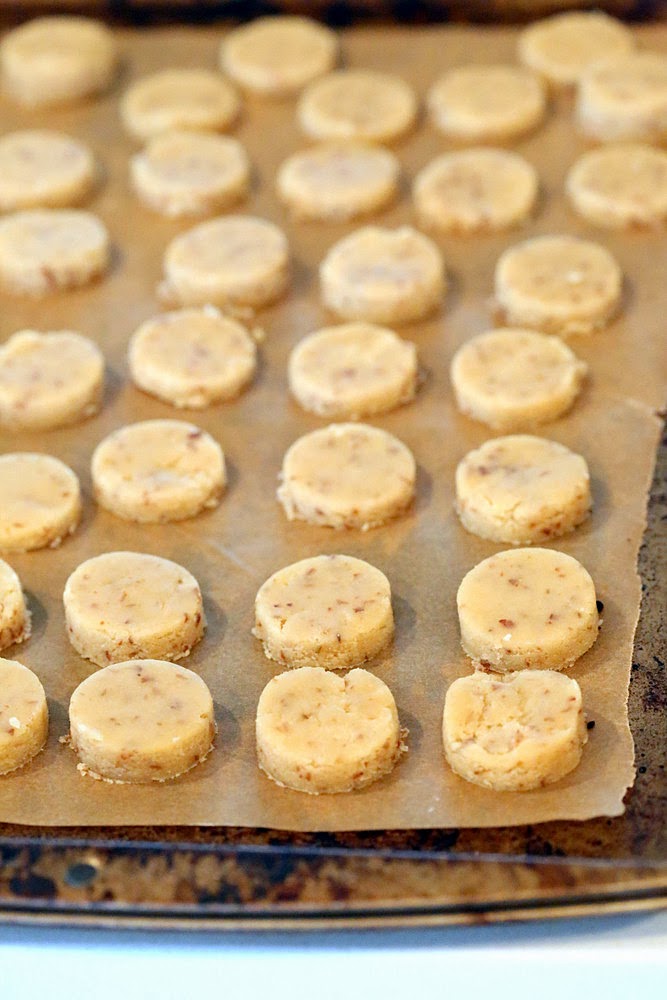 vegan sugar cookies gluten-free vegan sugar cookies lined up on a baking sheet ready to be baked