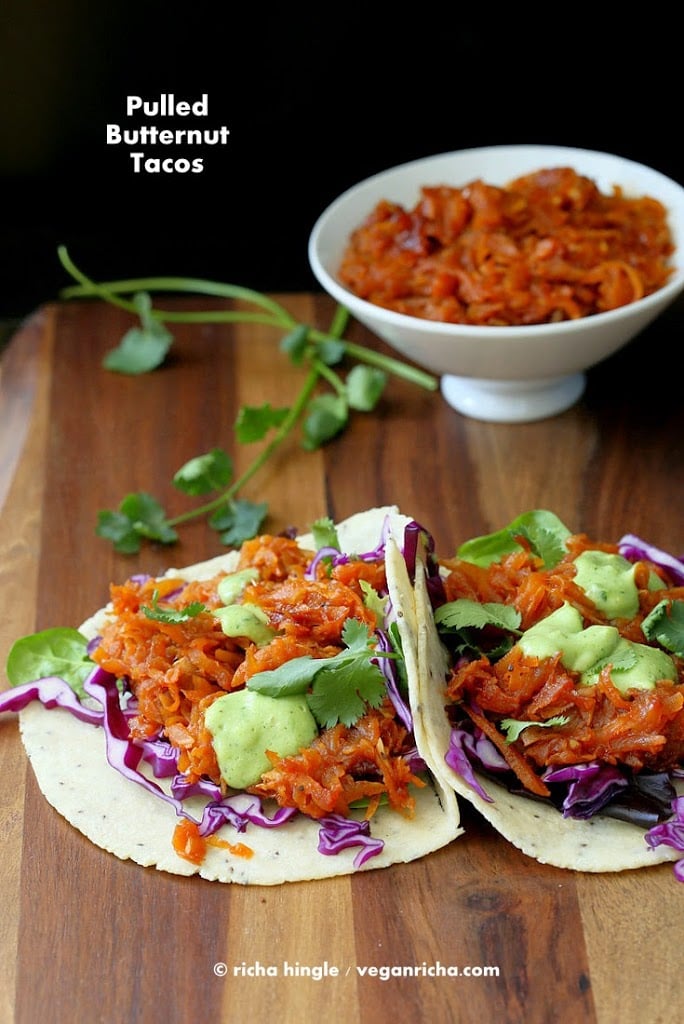 Butternut Squash Tacos | VeganRicha.com