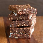 Easy Super Seed chocolate Protein Bars. Vegan gluten-free Recipe #vegan #glutenfree #veganricha