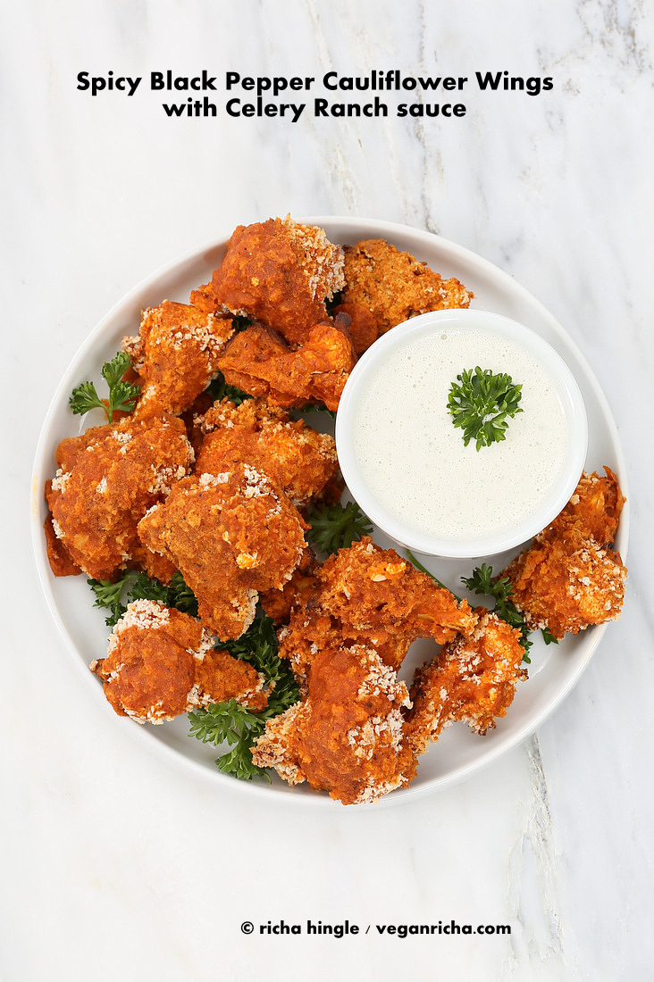 Spicy Baked Cauliflower Bites | Vegan Richa