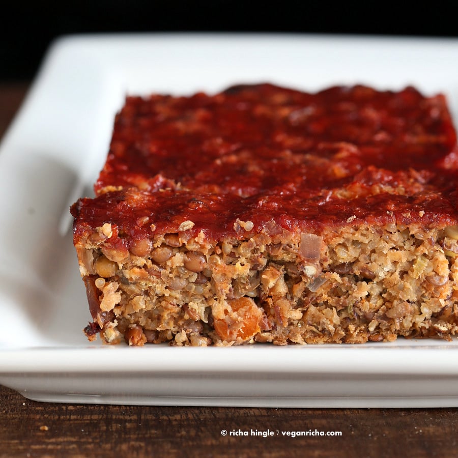 Vegan Lentil Quinoa Loaf | Vegan Richa