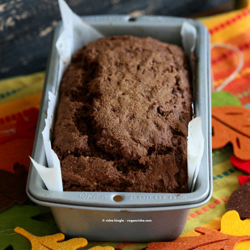 Vegan Chocolate Pumpkin Cake | Vegan Richa