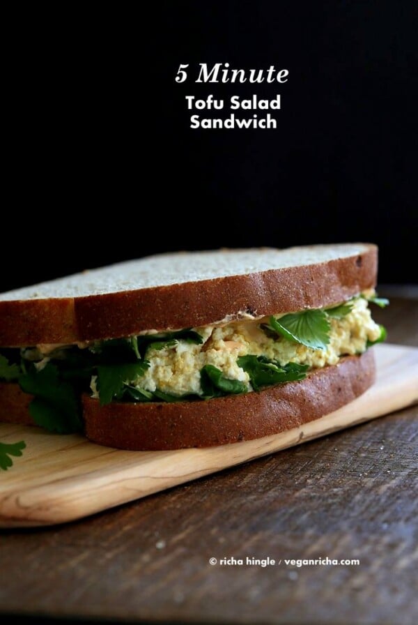 Tofu Egg Salad Sandwich | Vegan Richa #vegan #glutenfree #veganricha