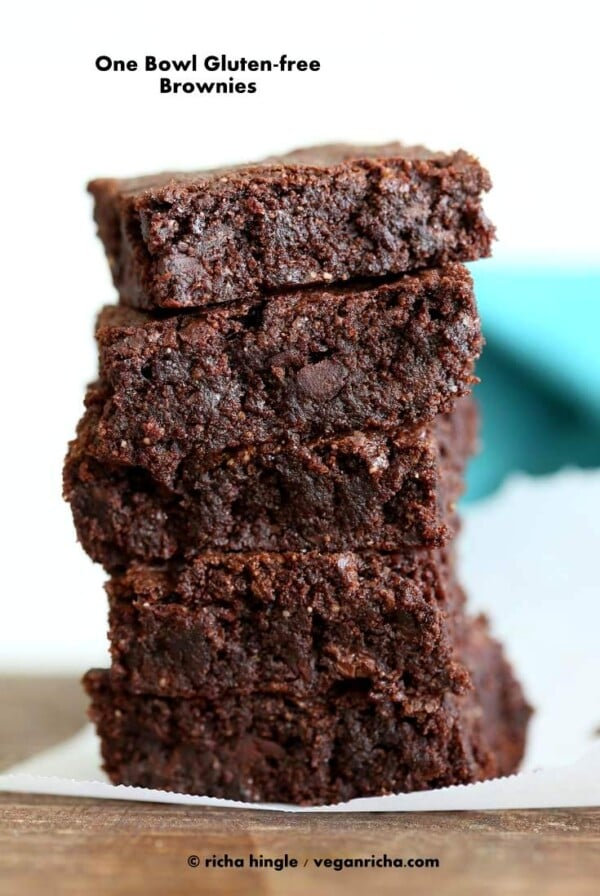 Gluten free Vegan Brownies | Vegan Richa #glutenfree #veganricha #vegan
