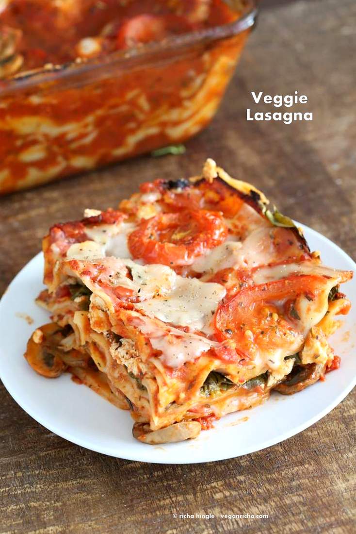 Vegan Veggies Lasagna | Vegan Richa