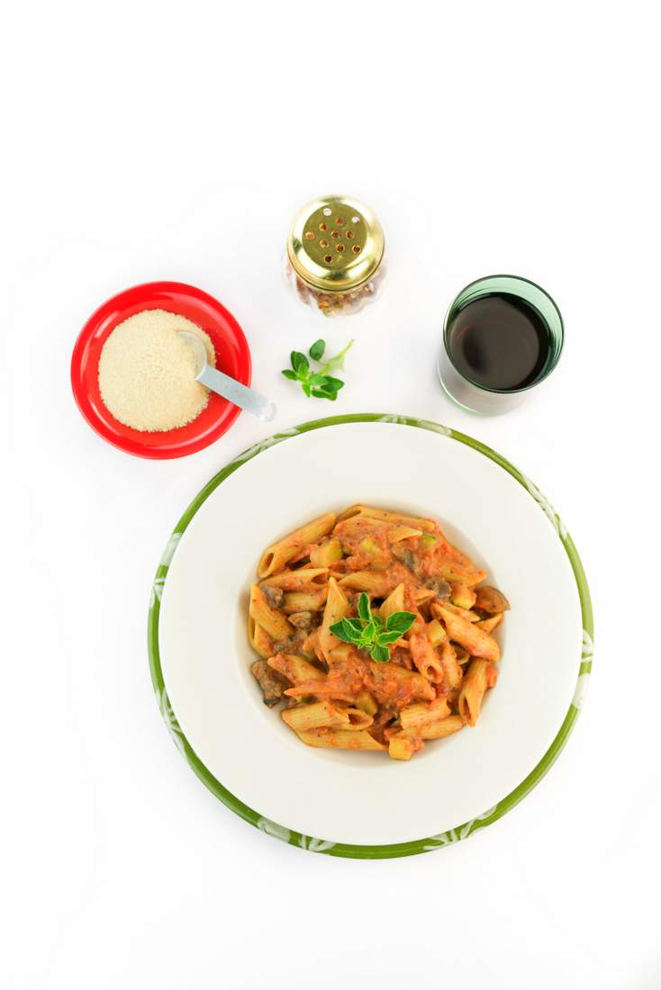 One Pot Vegan Vodka Sauce Pasta 