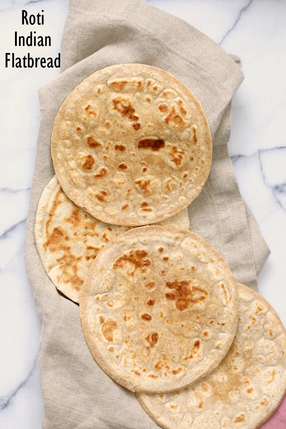 Roti Chapati Indian Flatbread made in Rotimatic. 