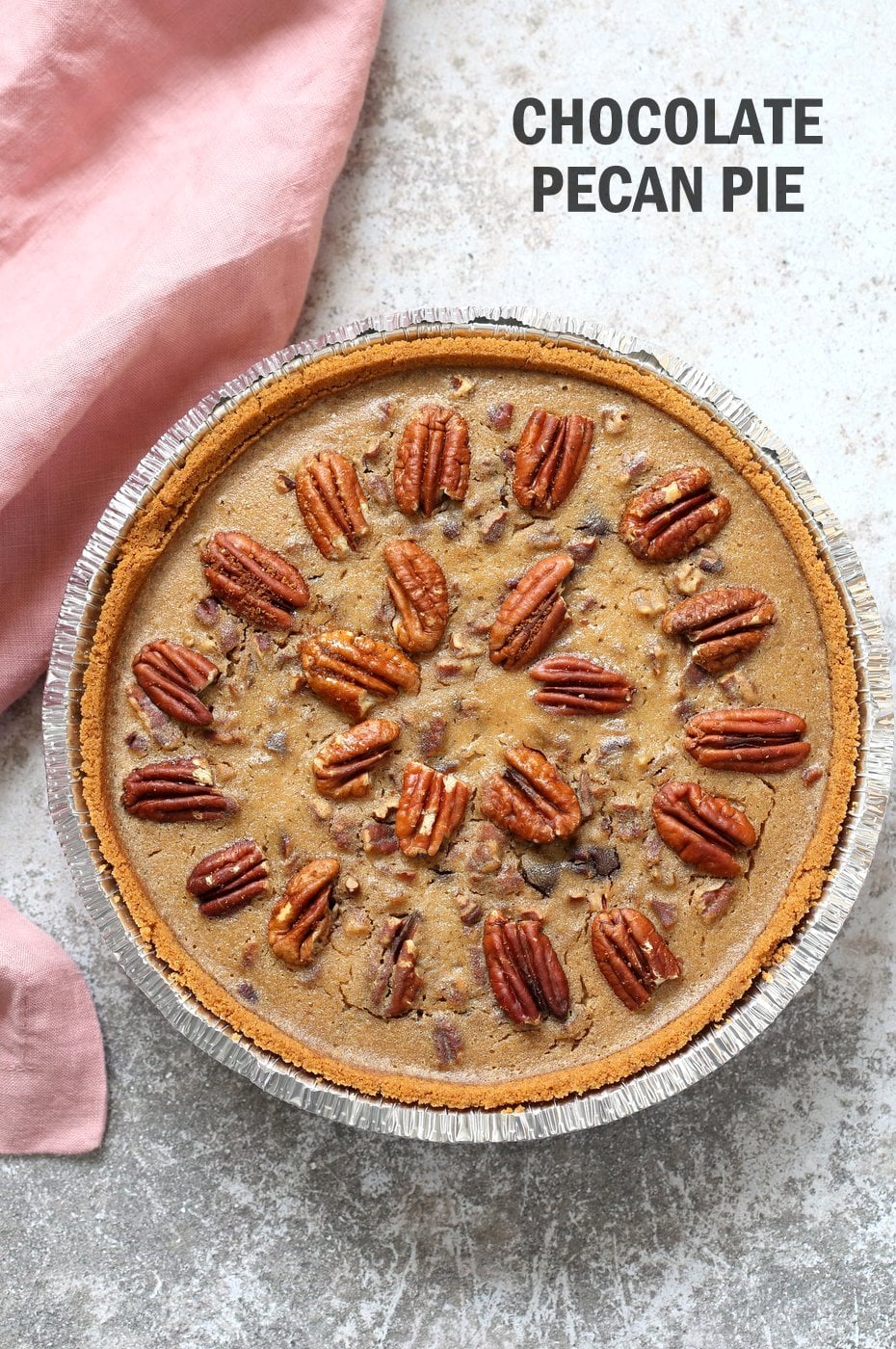 Vegan Chocolate Pecan Pie with Dates and Chai spice. All the vegan pecan pie with chocolate. Vegan Derby Pie. Glutenfree with gf crust. Soyfree Recipe. #vegan #veganricha | VeganRicha.com