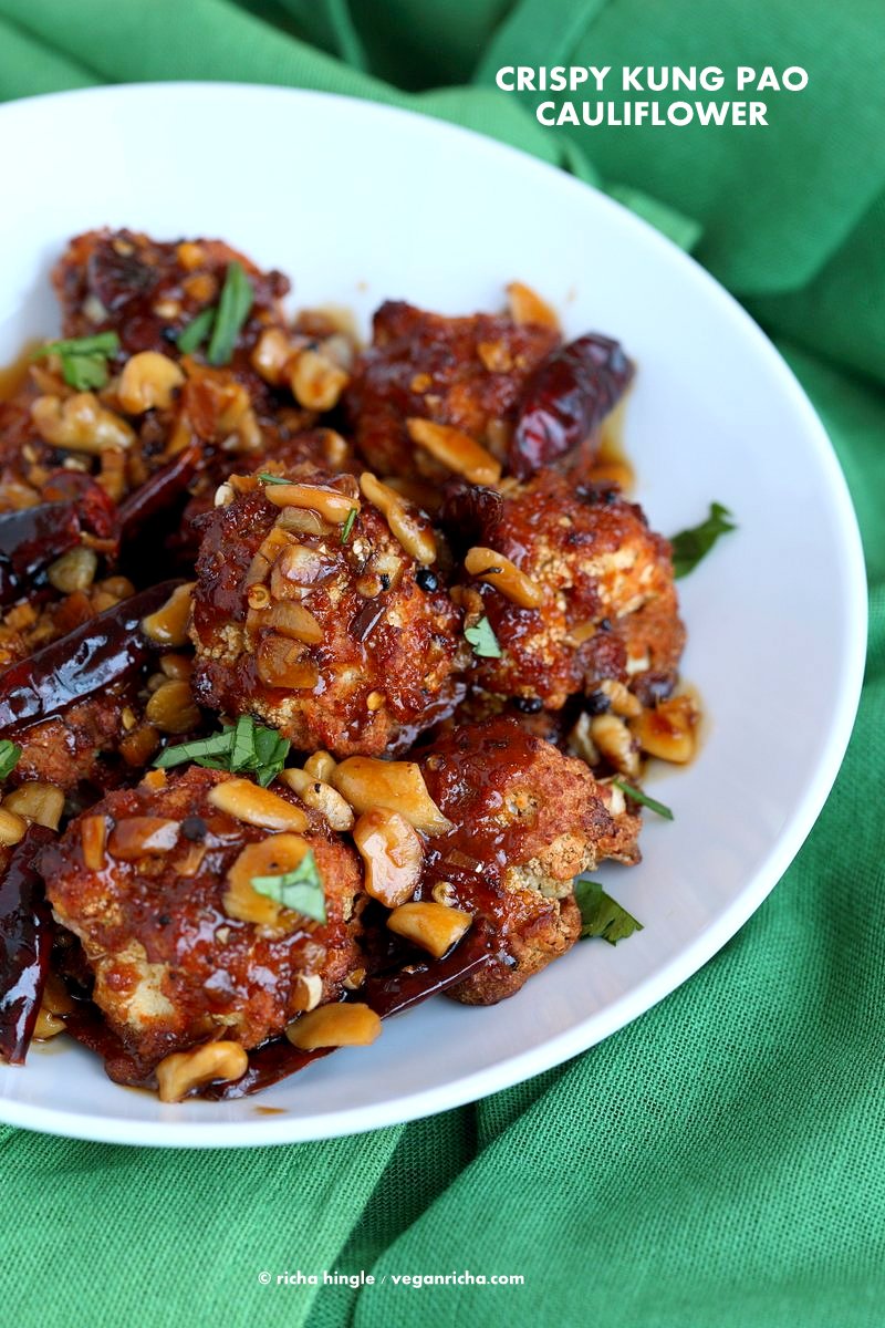 Kung Pao Cauliflower #VeganRicha