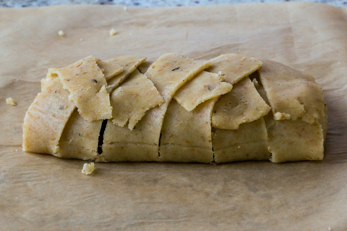 gluten-free vegan beef Wellington wrapped and ready to bake